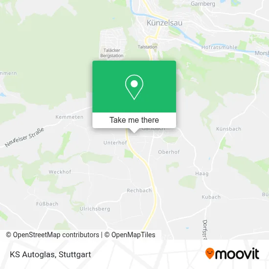 KS Autoglas map