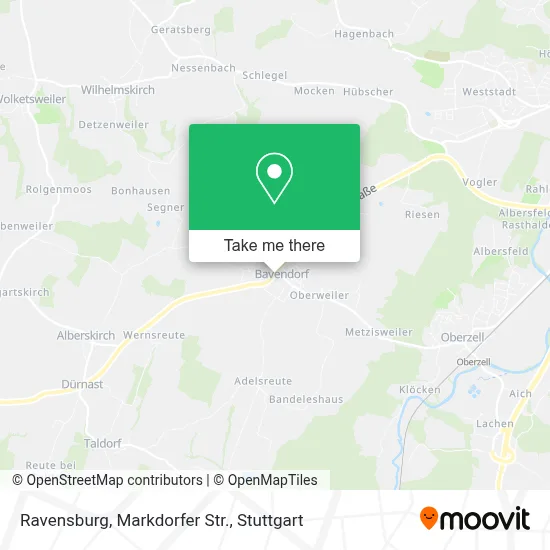 Ravensburg, Markdorfer Str. map