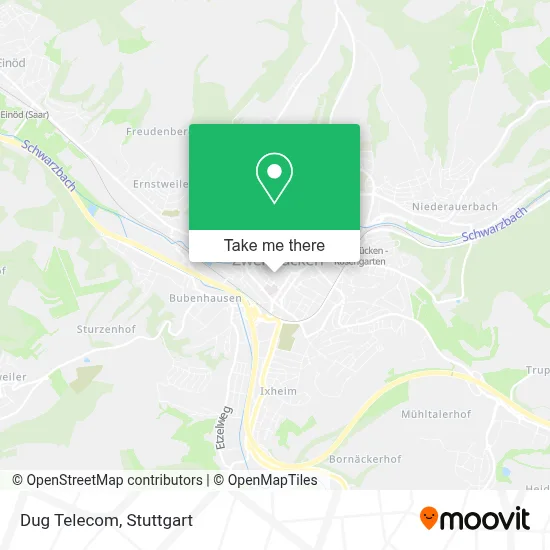 Dug Telecom map