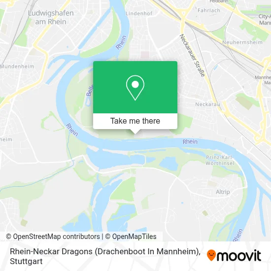 Rhein-Neckar Dragons (Drachenboot In Mannheim) map
