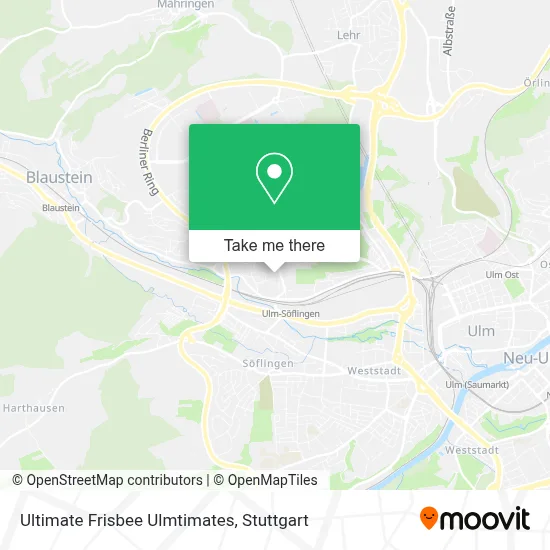 Ultimate Frisbee Ulmtimates map