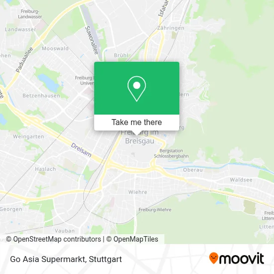 Go Asia Supermarkt map