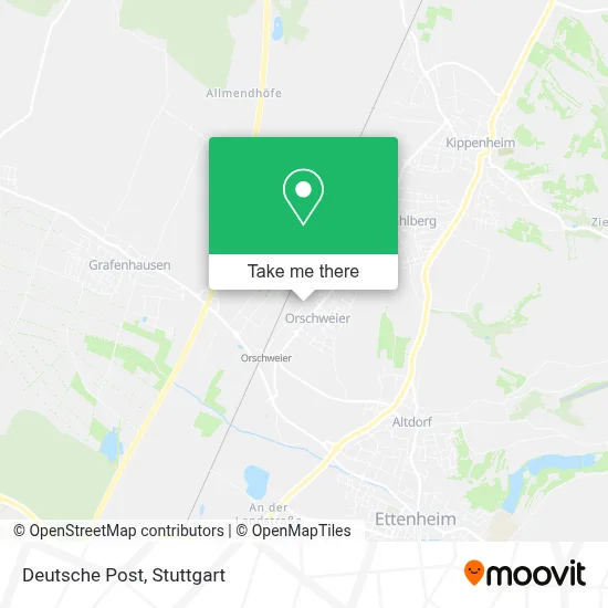 Deutsche Post map
