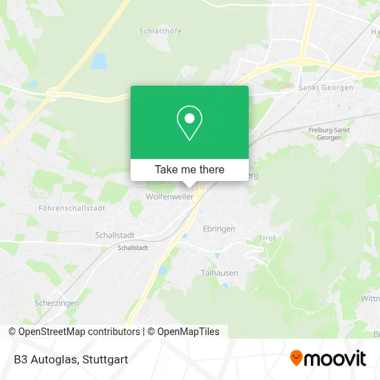 B3 Autoglas map