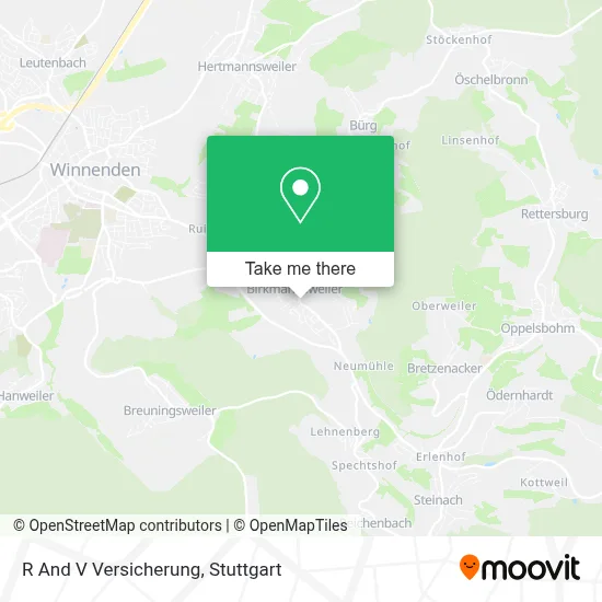 R And V Versicherung map