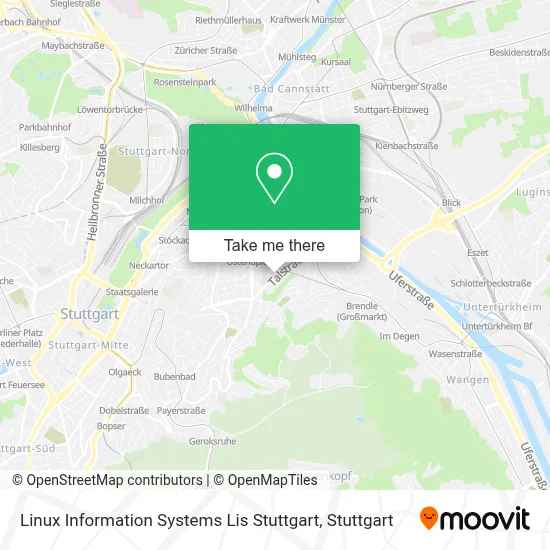 Linux Information Systems Lis Stuttgart map