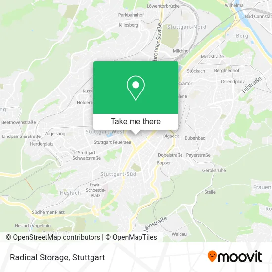 Radical Storage map