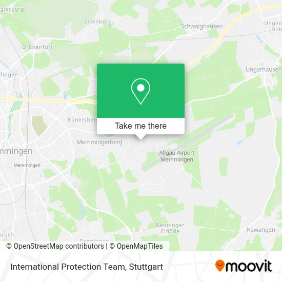 International Protection Team map