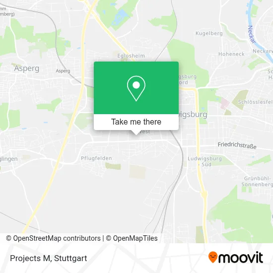 Projects M map