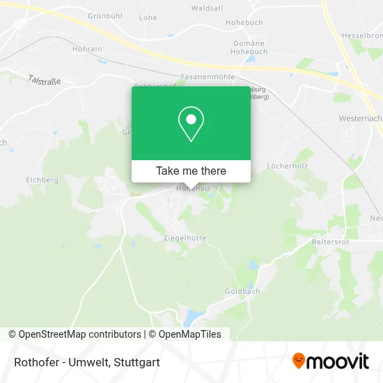 Rothofer - Umwelt map