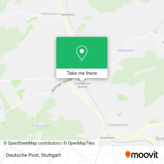 Deutsche Post map