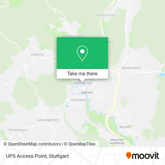 Ups Access Point map