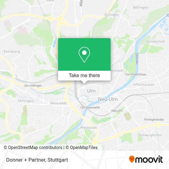 Donner + Partner map