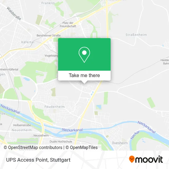 Ups Access Point map