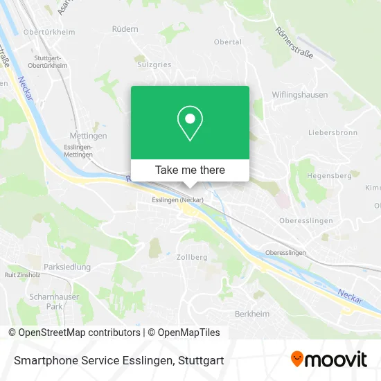 Smartphone Service Esslingen map