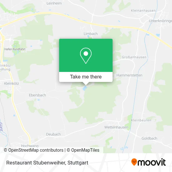 Restaurant Stubenweiher map