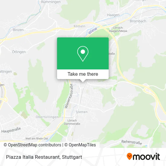 Ristorante Piazza Italia map