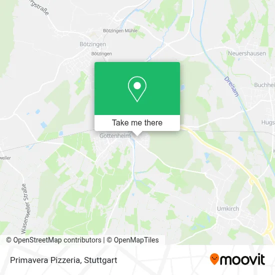 Pizzeria Primavera map