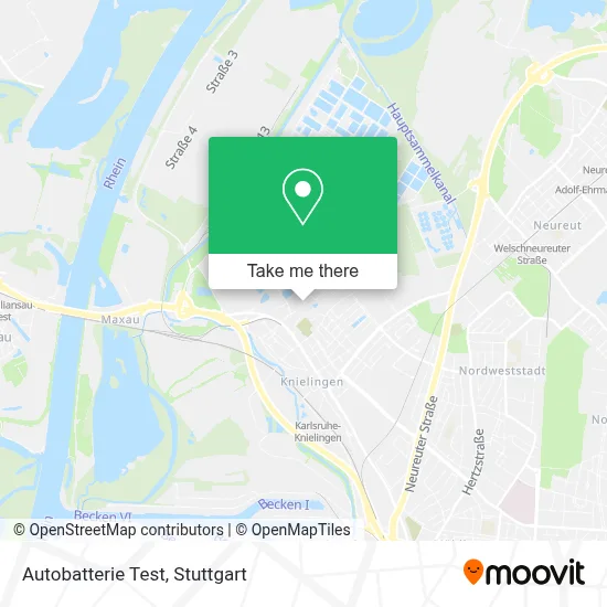 Autobatterie Test map
