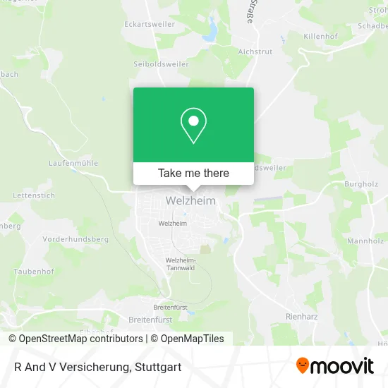 R And V Versicherung map