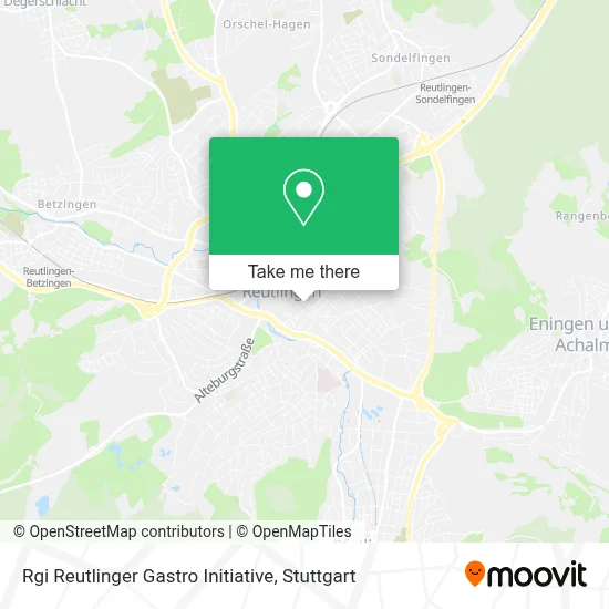 Rgi Reutlinger Gastro Initiative map
