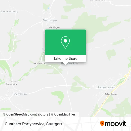 Gunthers Partyservice map