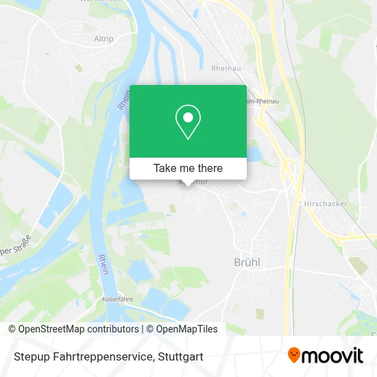 Stepup Fahrtreppenservice map