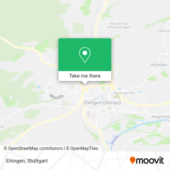 Ehingen map