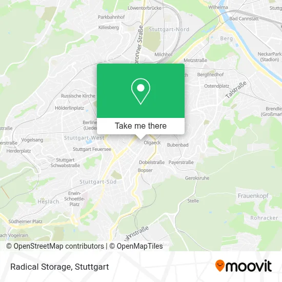 Radical Storage map