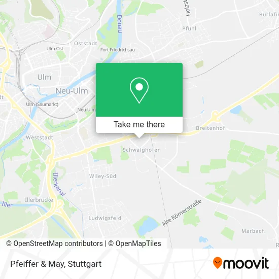 Pfeiffer & May map