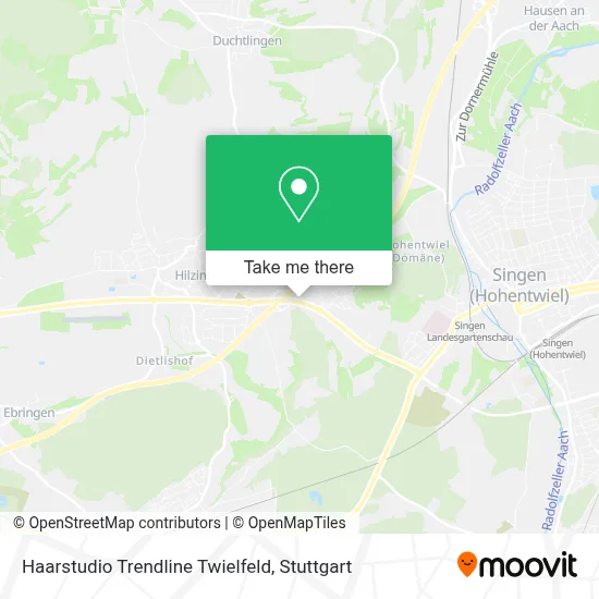 Haarstudio Trendline Twielfeld map