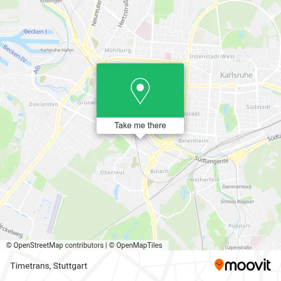 Timetrans map