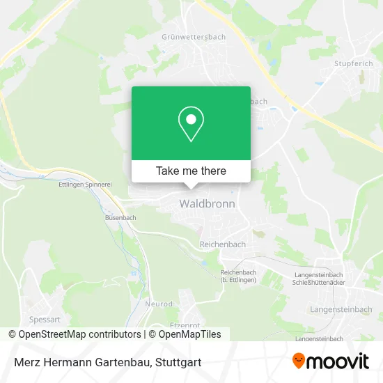Merz Hermann Gartenbau map