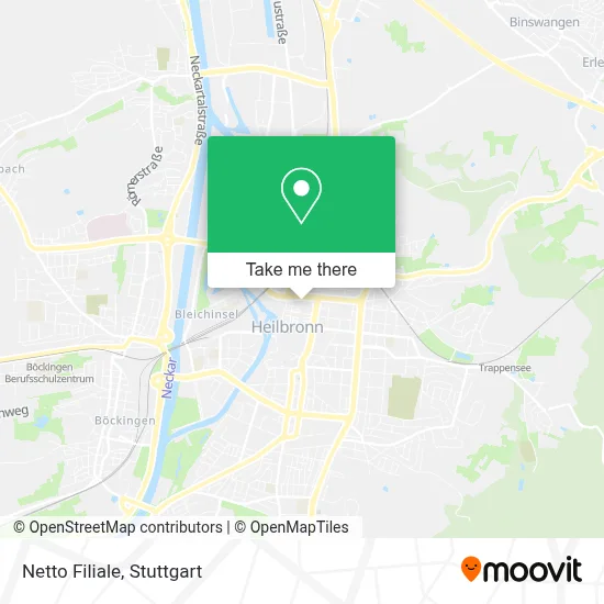 Netto Filiale map