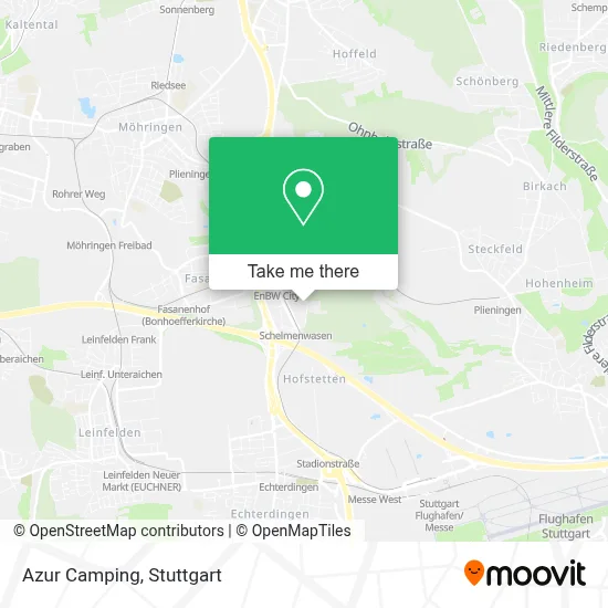 Azur Camping map