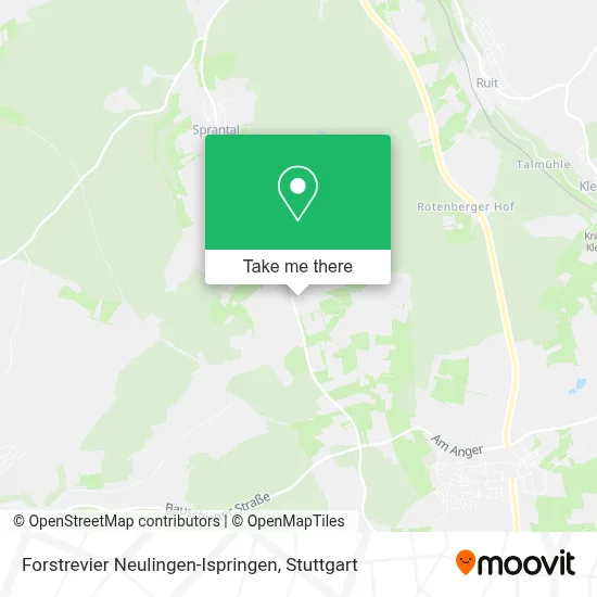 Forstrevier Neulingen-Ispringen map