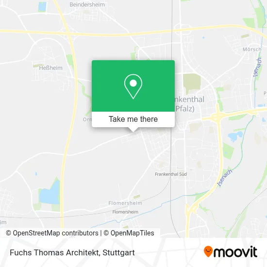 Fuchs Thomas Architekt map