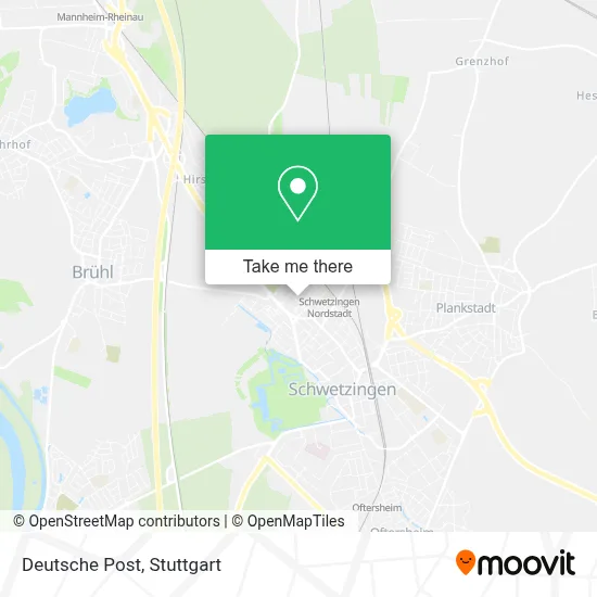 Deutsche Post map