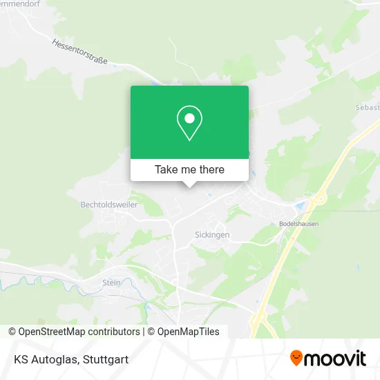 KS Autoglas map