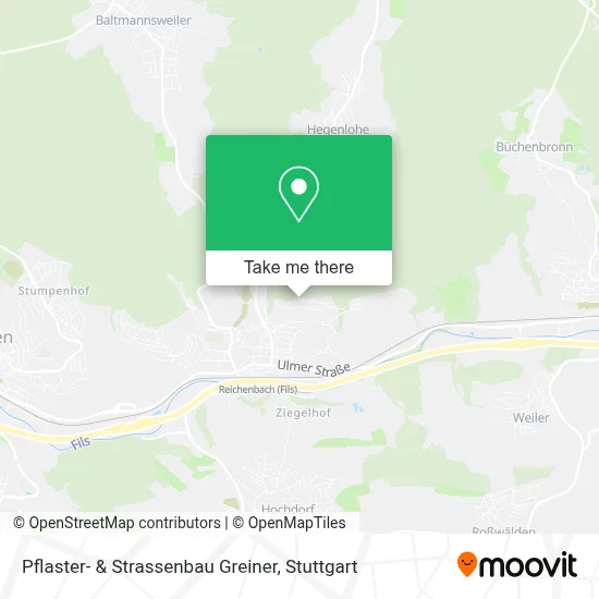 Pflaster- & Strassenbau Greiner map