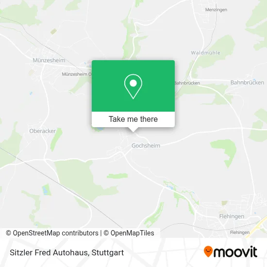 Sitzler Fred Autohaus map