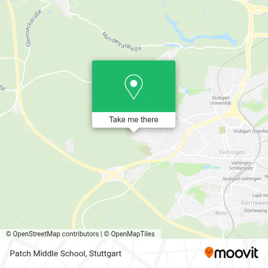 Patch Middle School map