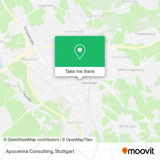 Apocenna Consulting map
