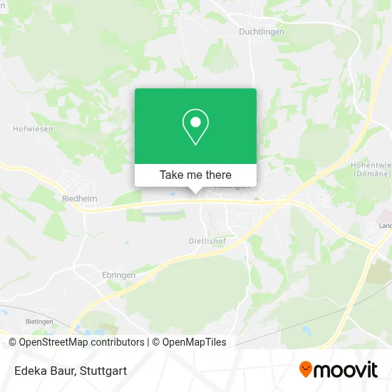 Edeka Baur map