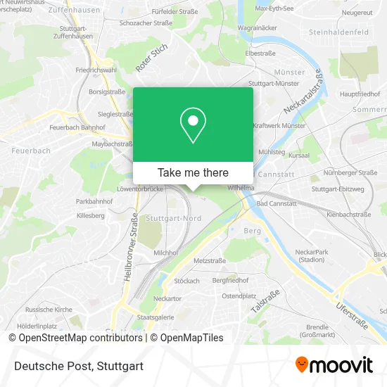 Deutsche Post map
