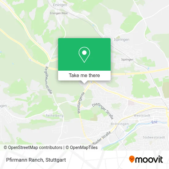 Pfirmann Ranch map