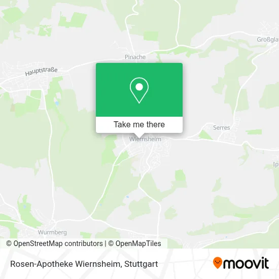 Rosen-Apotheke Wiernsheim map