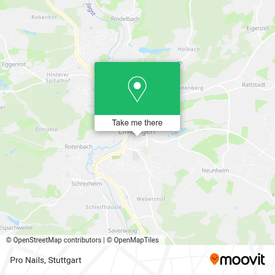 Pro Nails map