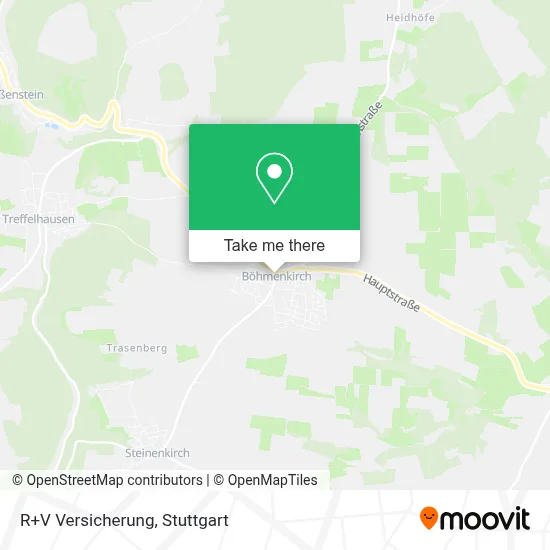 R+V Versicherung map