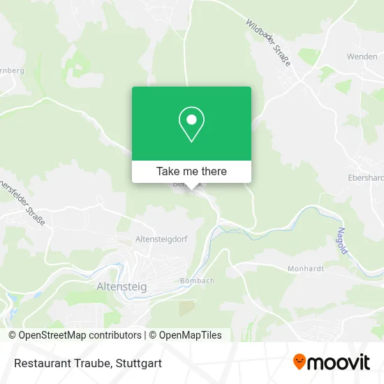 Restaurant Traube map